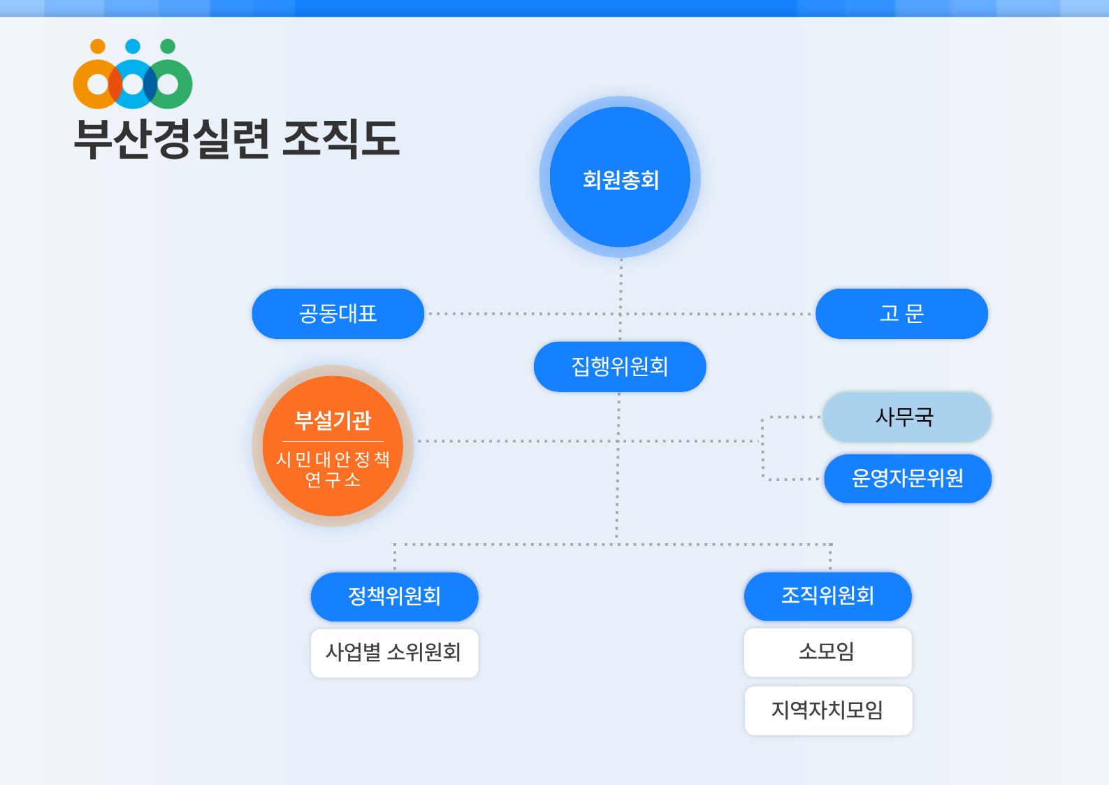 부산경실련 조직도 2026